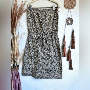 Mossimo strapless boho dress